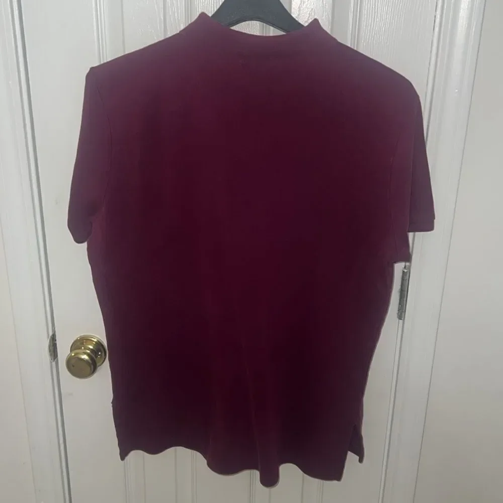 Polo Ralph Lauren shirt purple green